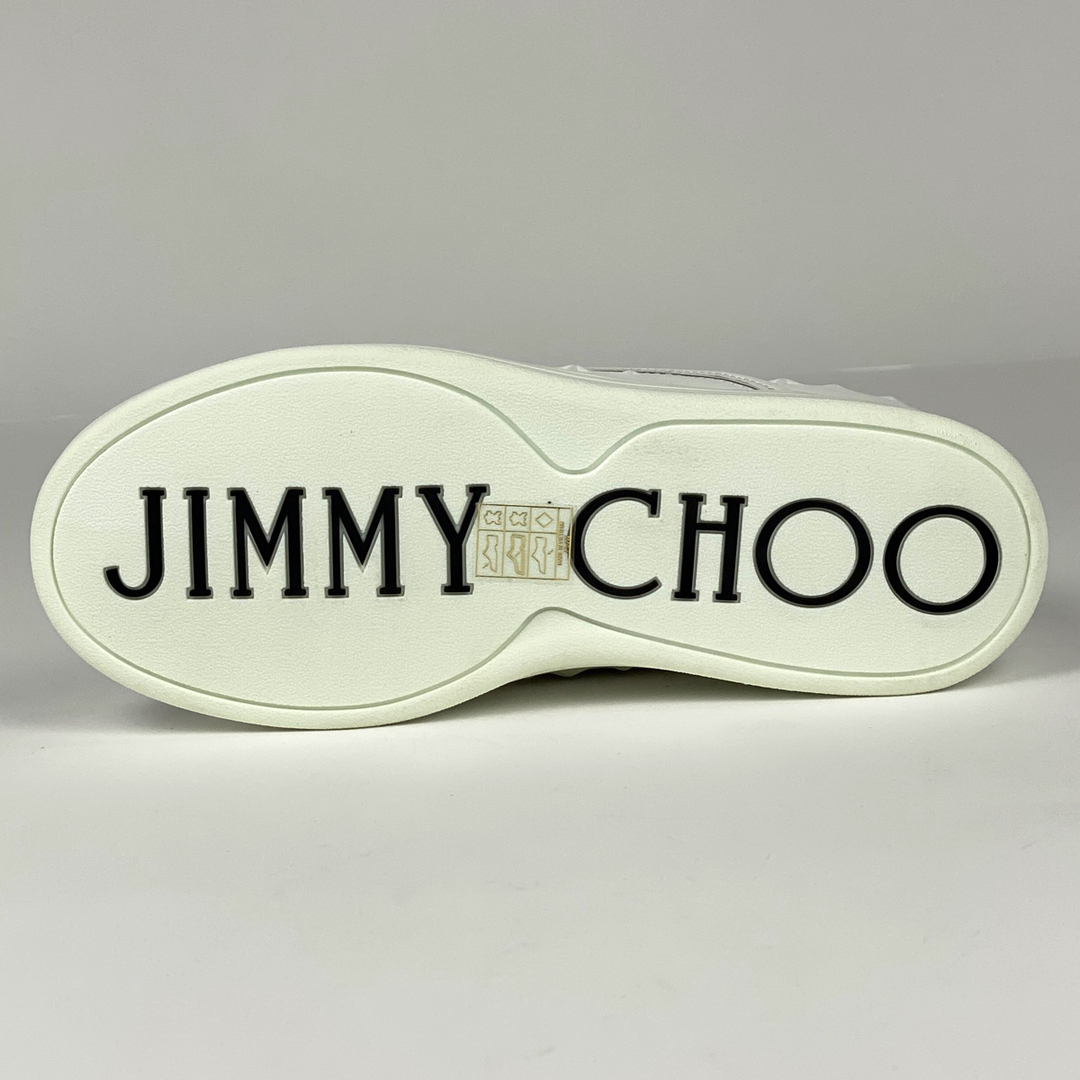JIMMY CHOO - ジミーチュウ ロゴ スリッポン レディース 37 JIMMY CHOO - ジミーチュウ ロゴ スリッポン レディース 37