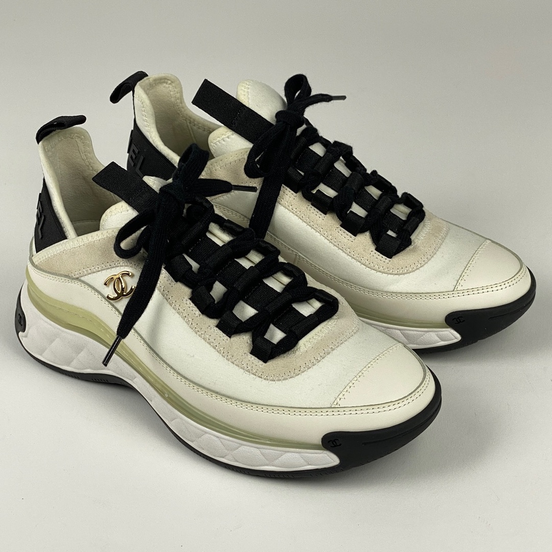 CHANEL - シャネル ココマーク スニーカー レディース 37 【中古 CHANEL - シャネル ココマーク スニーカー レディース 37 【中古