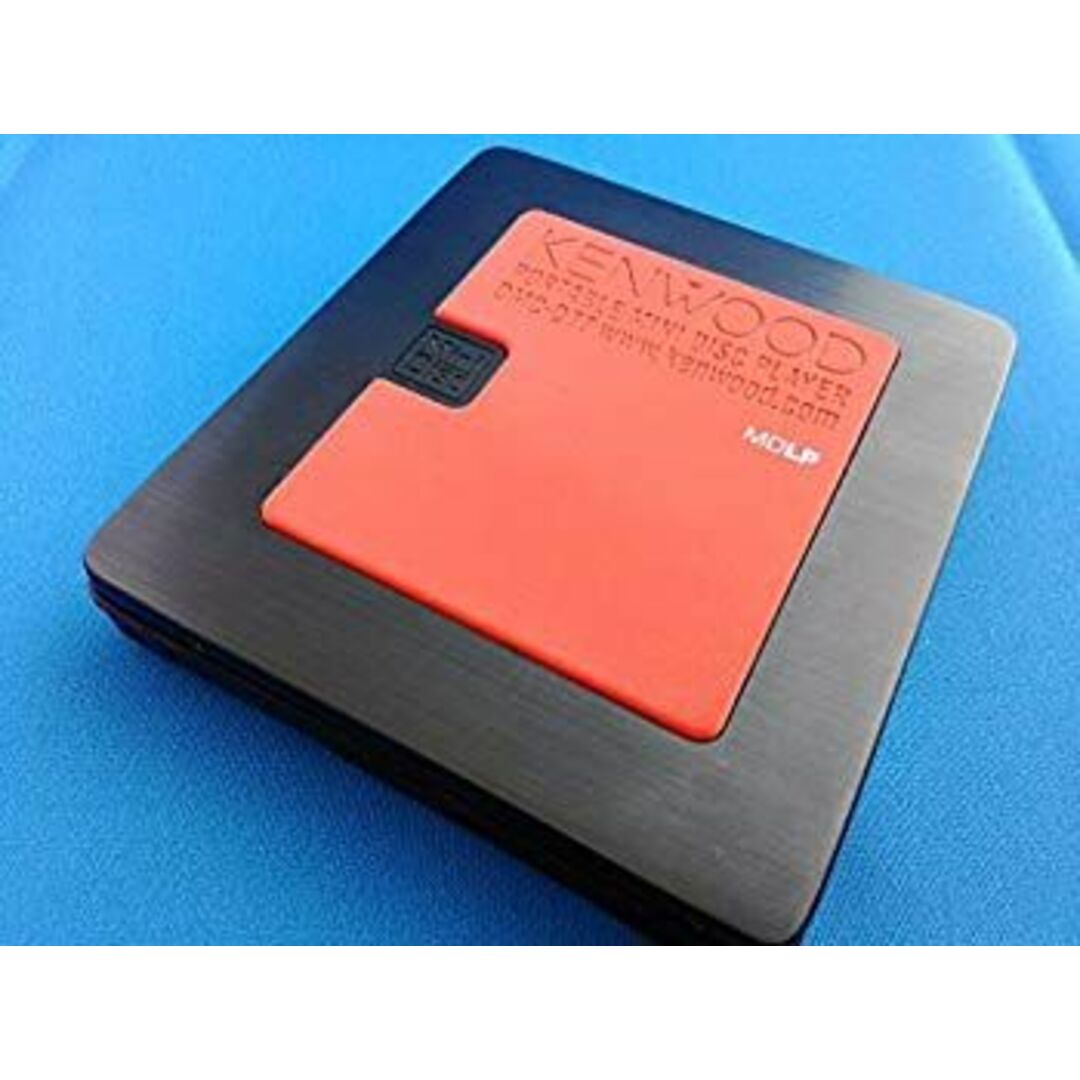 KENWOOD・ポータブルMDプレーヤーブラック 2zzhgl6 スマホ/家電/カメラのオーディオ機器(ポータブルプレーヤー)の商品写真