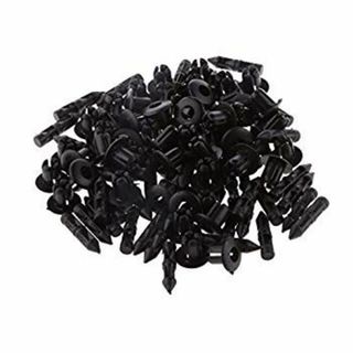 ATV バギー用　50pcs 6mm穴　プラスチック　プッシュ式　リベット　ファスナー　ピン　クリップ 2zzhgl6(その他)