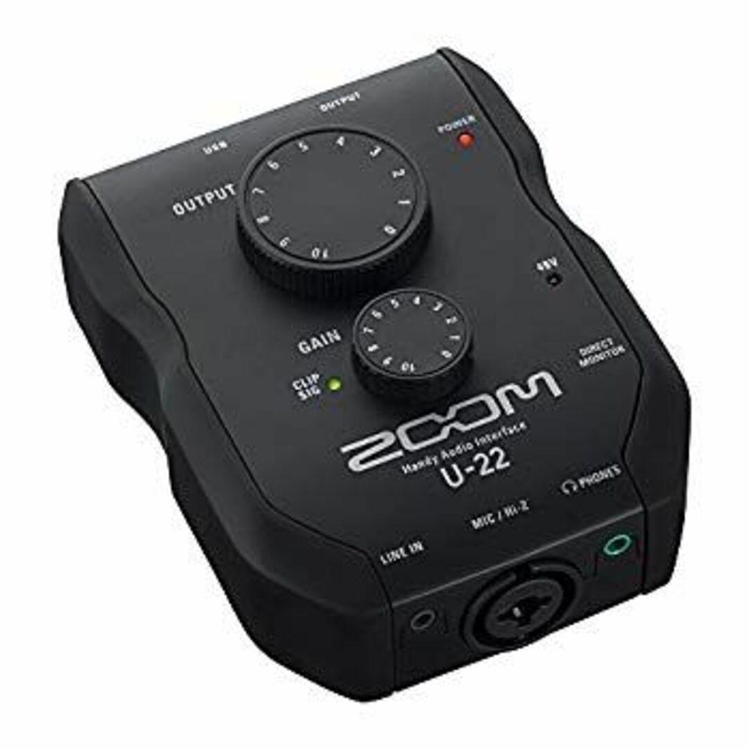 ZOOM ズーム ハンディオーディオインターフェイス U-22 2zzhgl6 楽器のDTM/DAW(オーディオインターフェイス)の商品写真