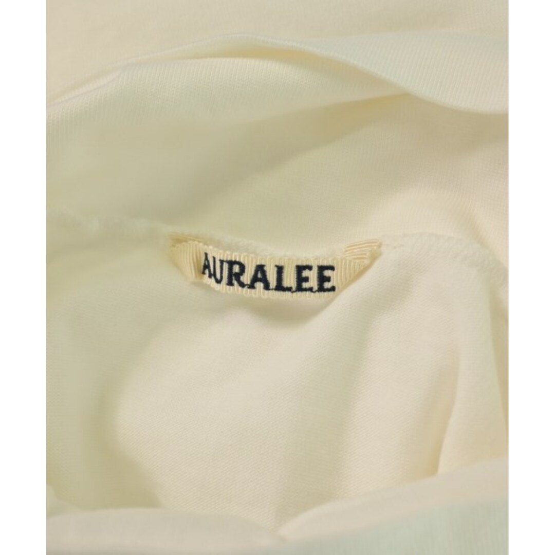 AURALEE - AURALEE オーラリー Tシャツ・カットソー 5(L位) 白 AURALEE - AURALEE オーラリー Tシャツ・カットソー 5(L位) 白