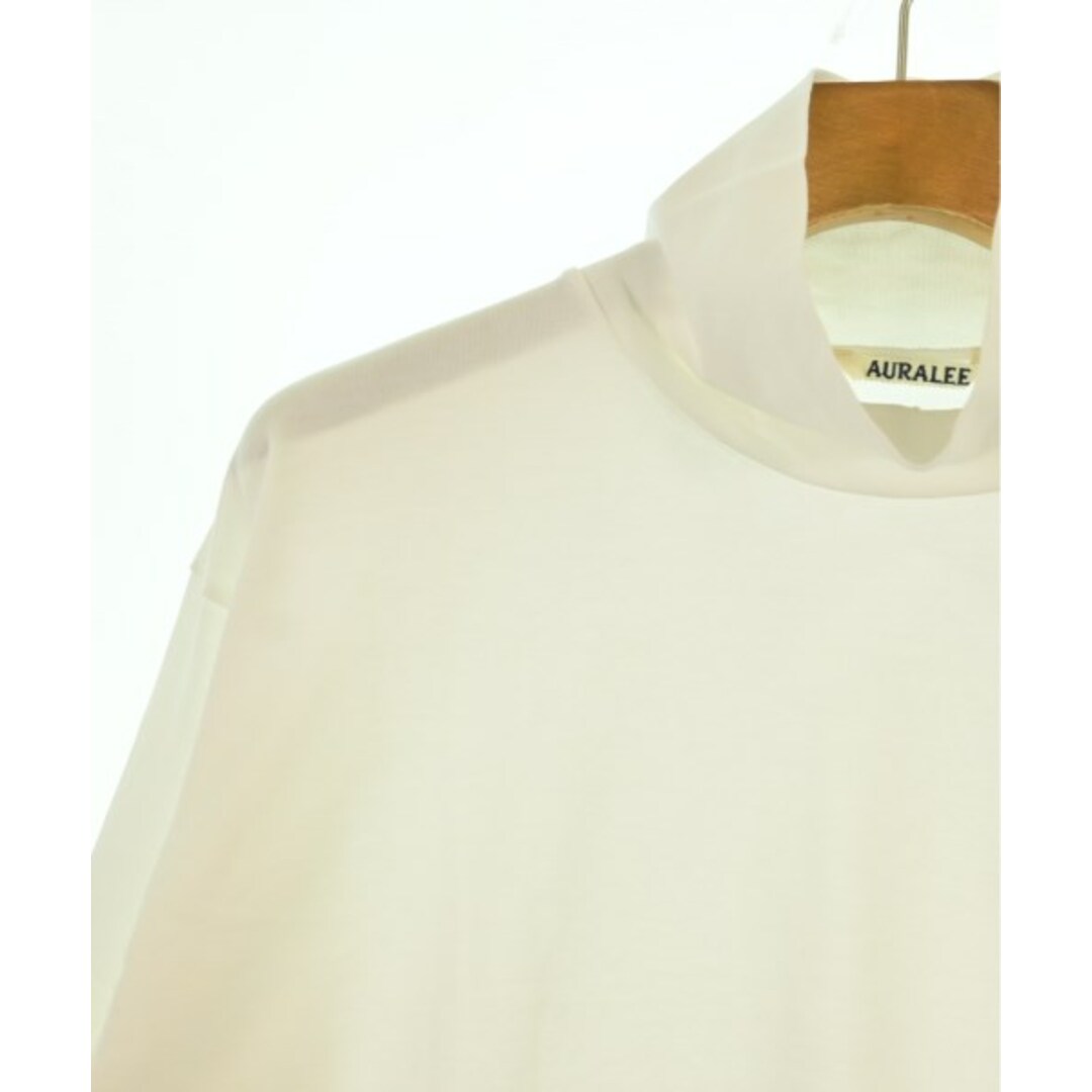 AURALEE - AURALEE オーラリー Tシャツ・カットソー 5(L位) 白 AURALEE - AURALEE オーラリー Tシャツ・カットソー 5(L位) 白