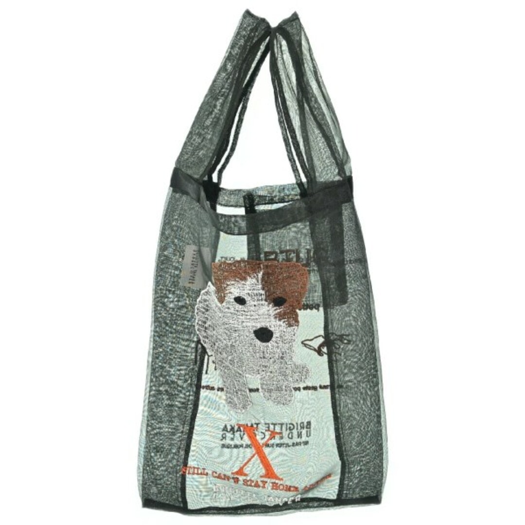 UNDERCOVER - UNDER COVER アンダーカバー トートバッグ - 黒 UNDERCOVER - UNDER COVER アンダーカバー トートバッグ - 黒