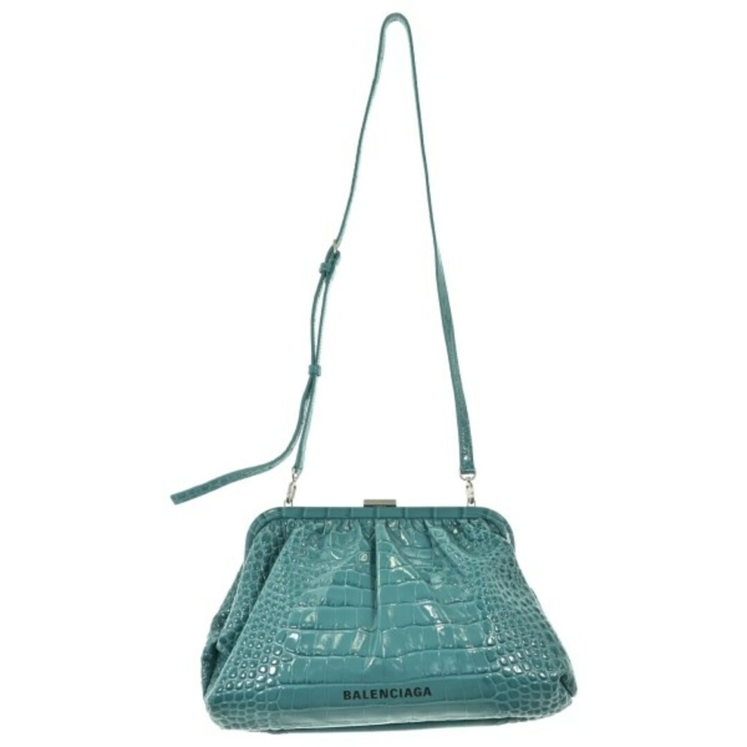 BALENCIAGA - BALENCIAGA バレンシアガ ショルダーバッグ - 青緑 BALENCIAGA - BALENCIAGA バレンシアガ ショルダーバッグ - 青緑