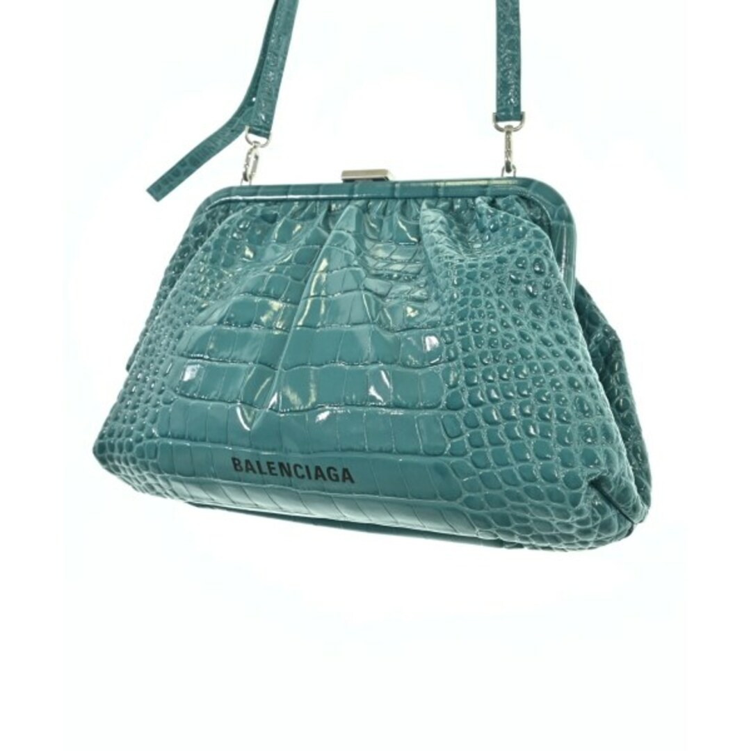 BALENCIAGA - BALENCIAGA バレンシアガ ショルダーバッグ - 青緑 BALENCIAGA - BALENCIAGA バレンシアガ ショルダーバッグ - 青緑