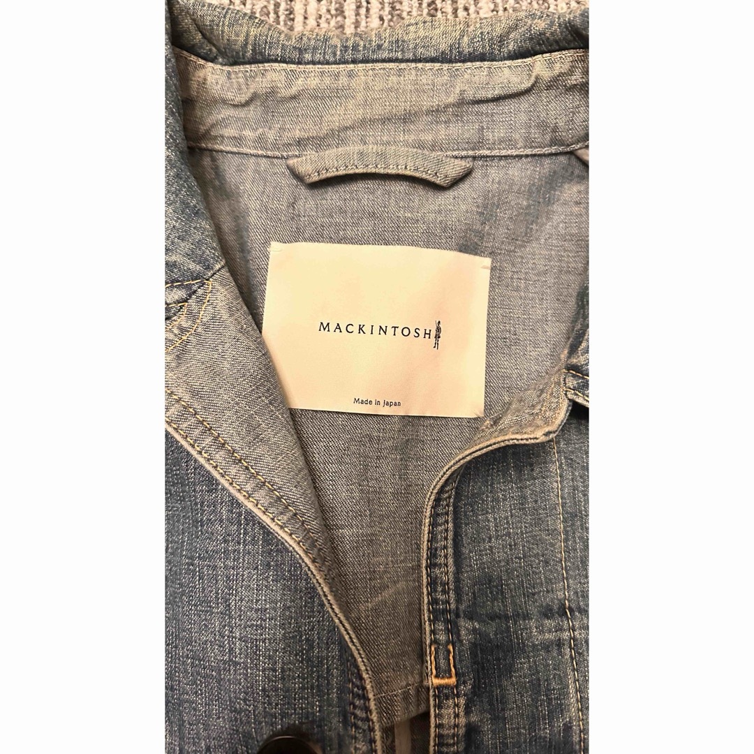 MACKINTOSH - 美品 マッキントッシュ デニムステンカラーコート MACKINTOSH - 美品 マッキントッシュ デニムステンカラーコート