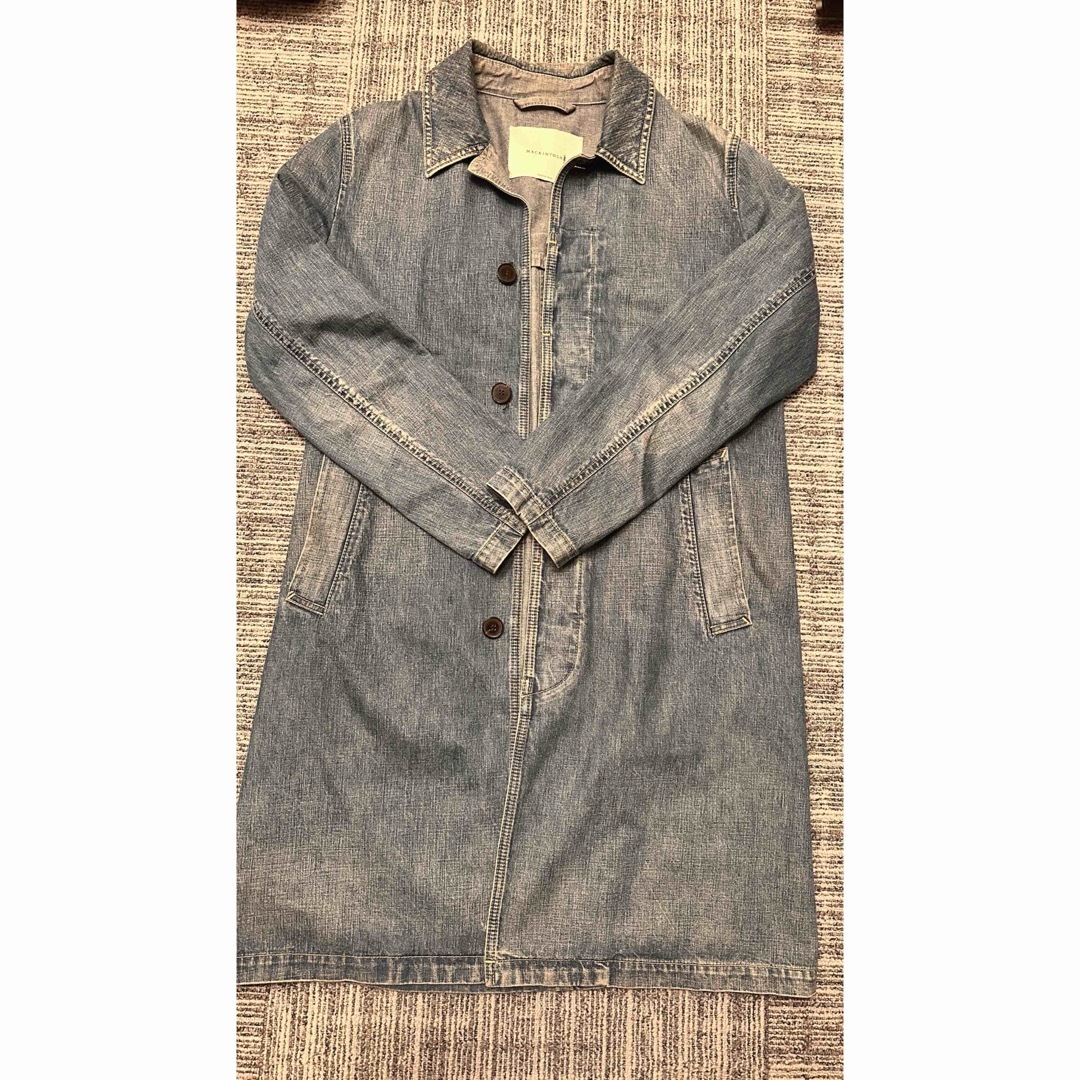 MACKINTOSH - 美品 マッキントッシュ デニムステンカラーコート MACKINTOSH - 美品 マッキントッシュ デニムステンカラーコート