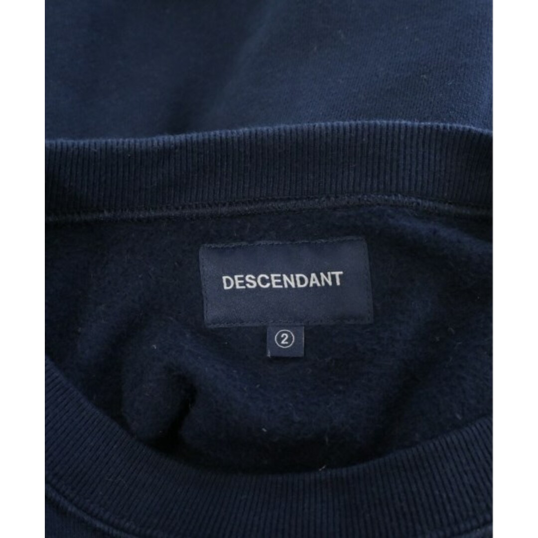 DESCENDANT - DESCENDANT ディセンダント スウェット 2(M位) 紺 DESCENDANT - DESCENDANT ディセンダント スウェット 2(M位) 紺