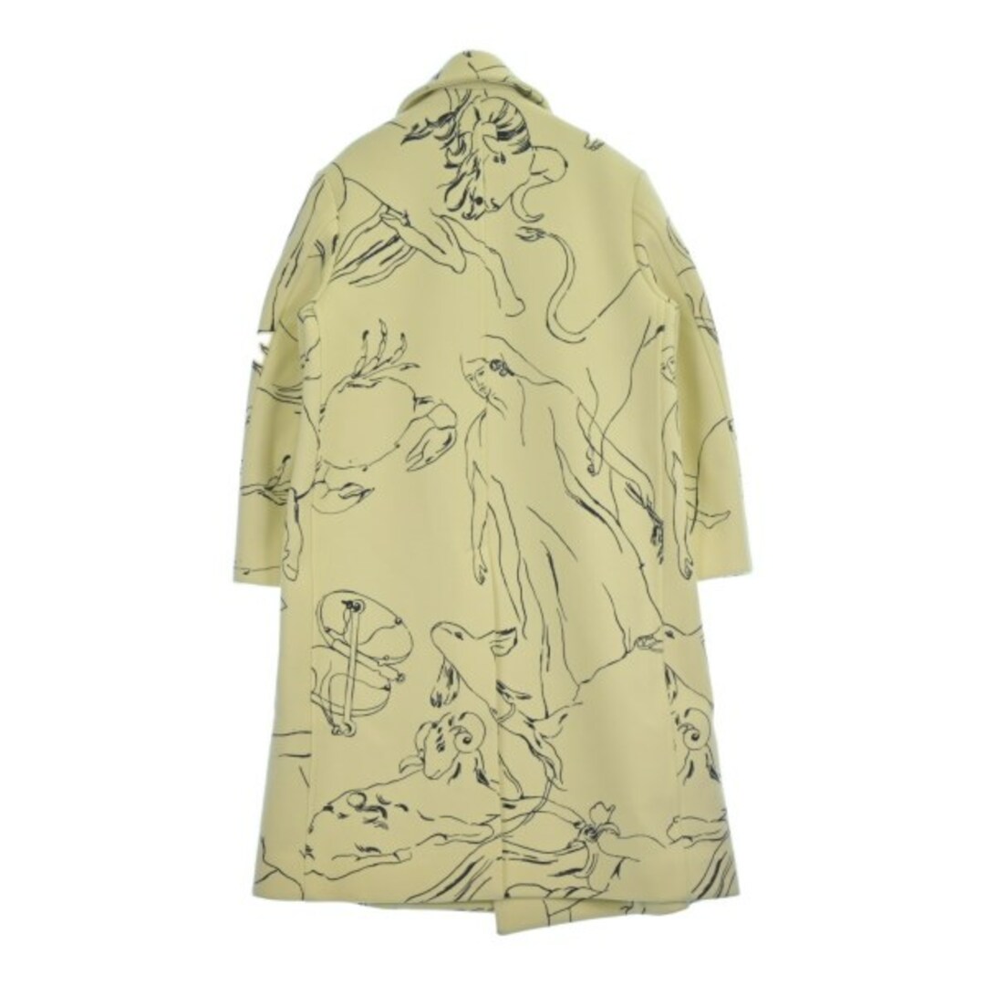 JIL SANDER - JIL SANDER コート(その他) 48(L位) 黄系x黒(総 JIL SANDER - JIL SANDER コート(その他) 48(L位) 黄系x黒(総