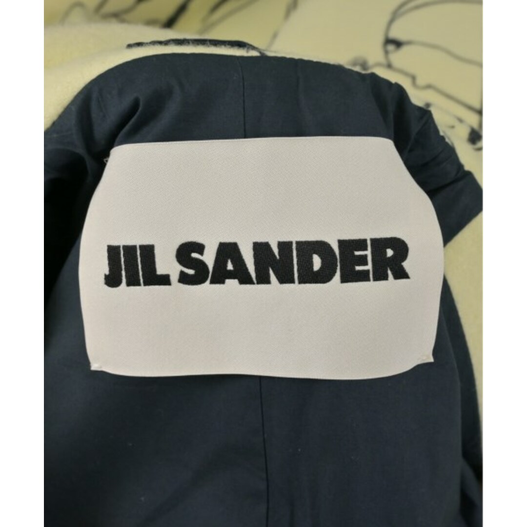 JIL SANDER - JIL SANDER コート(その他) 48(L位) 黄系x黒(総 JIL SANDER - JIL SANDER コート(その他) 48(L位) 黄系x黒(総