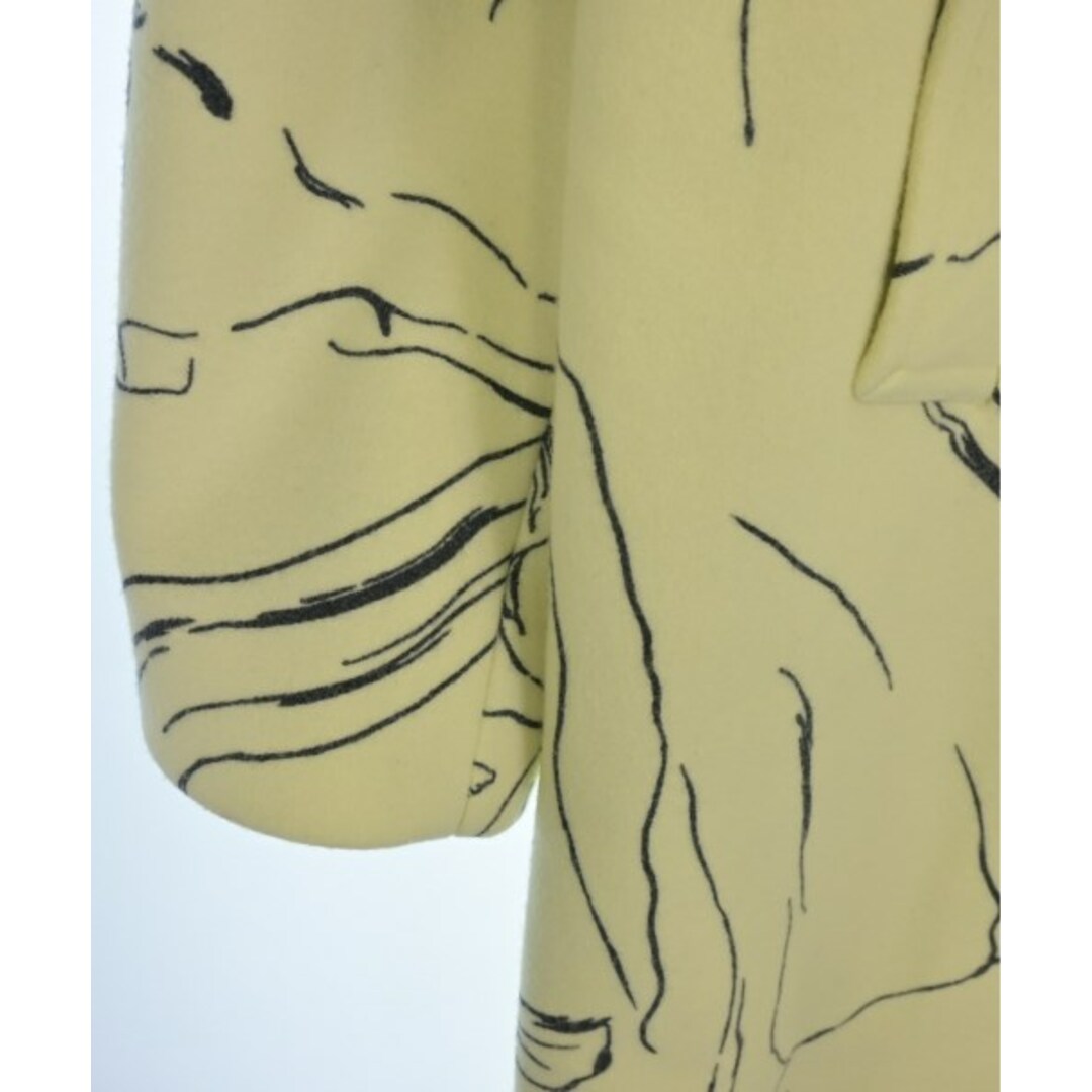 JIL SANDER - JIL SANDER コート(その他) 48(L位) 黄系x黒(総 JIL SANDER - JIL SANDER コート(その他) 48(L位) 黄系x黒(総