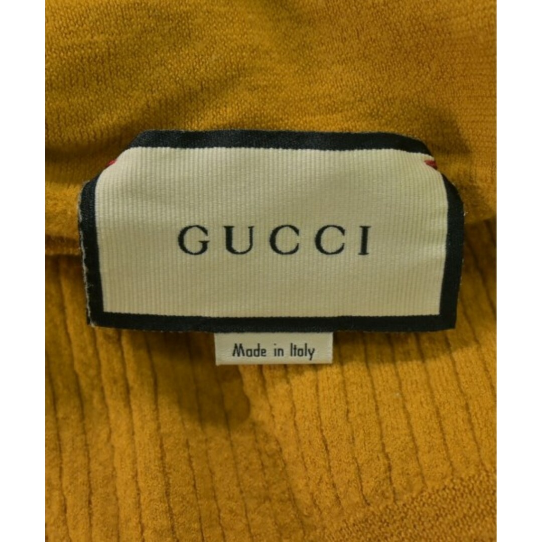 GUCCI - GUCCI グッチ ニット・セーター L 黄 【古着】【中古 GUCCI - GUCCI グッチ ニット・セーター L 黄 【古着】【中古