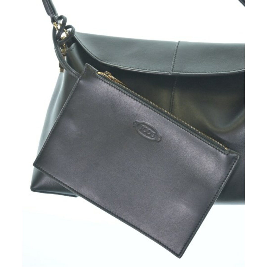 TOD'S - TOD'S トッズ ショルダーバッグ - 黒 【古着】【中古 TOD'S - TOD'S トッズ ショルダーバッグ - 黒 【古着】【中古