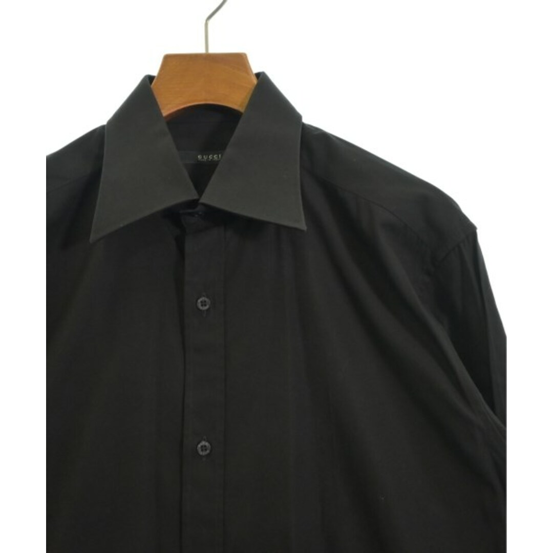 GUCCI - GUCCI グッチ ドレスシャツ 38(S位) 黒 【古着】【中古 GUCCI - GUCCI グッチ ドレスシャツ 38(S位) 黒 【古着】【中古