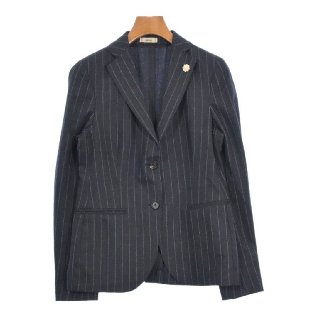 LARDINI - LARDINI テーラードジャケット 40(M位) 紺(ストライプ LARDINI - LARDINI テーラードジャケット 40(M位) 紺(ストライプ