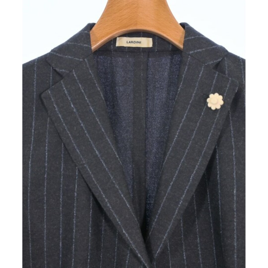 LARDINI - LARDINI テーラードジャケット 40(M位) 紺(ストライプ LARDINI - LARDINI テーラードジャケット 40(M位) 紺(ストライプ