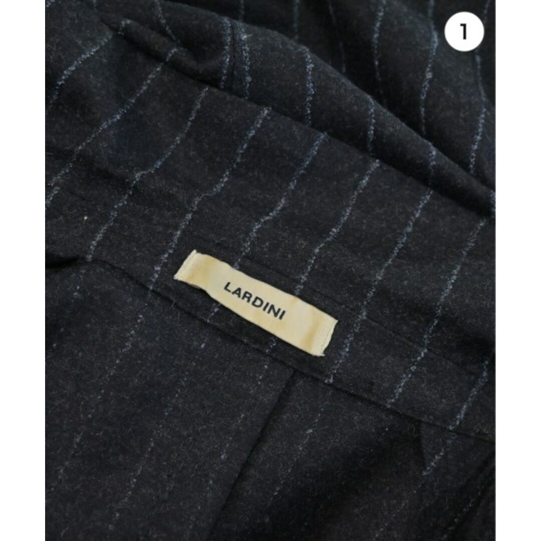 LARDINI - LARDINI テーラードジャケット 40(M位) 紺(ストライプ LARDINI - LARDINI テーラードジャケット 40(M位) 紺(ストライプ