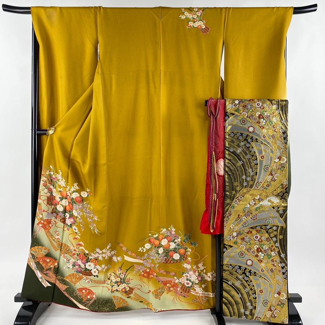 振袖 身丈163cm 裄丈69cm 正絹 美品 秀品 【中古】の通販 by 振袖 身丈163cm 裄丈69cm 正絹 美品 秀品 【中古】の通販 by
