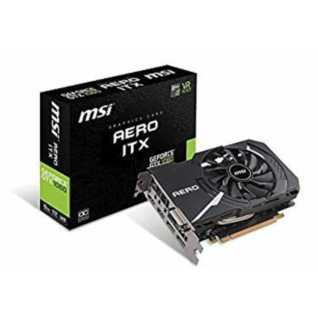 MSI GeForce GTX 1060 AERO ITX 6G OC グラフィックスボード VD6307 dwos6rj インテリア/住まい/日用品の文房具(その他)の商品写真