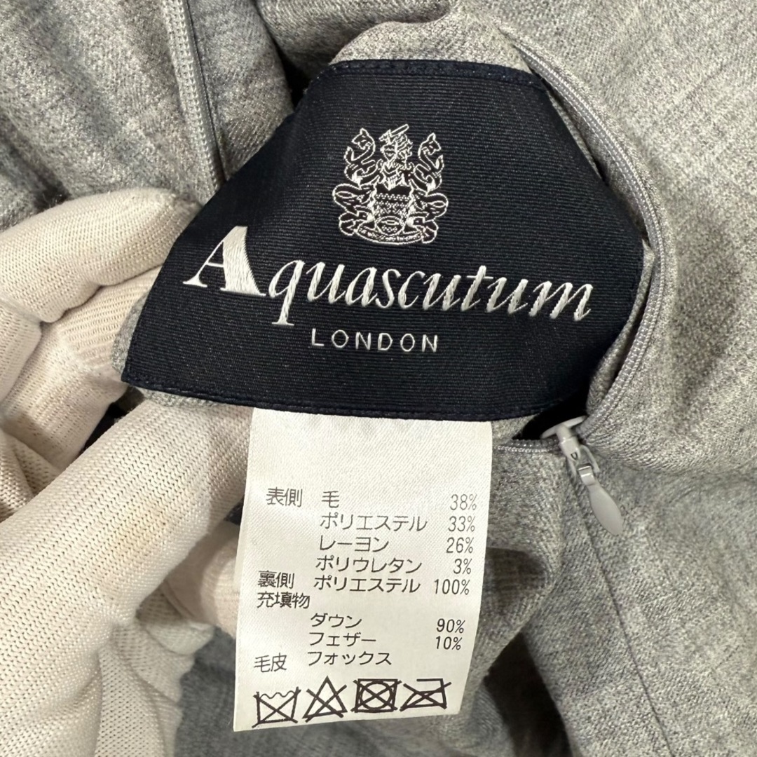 AQUA SCUTUM - 美品 Aquascutum アクアスキュータム フォックス AQUA SCUTUM - 美品 Aquascutum アクアスキュータム フォックス