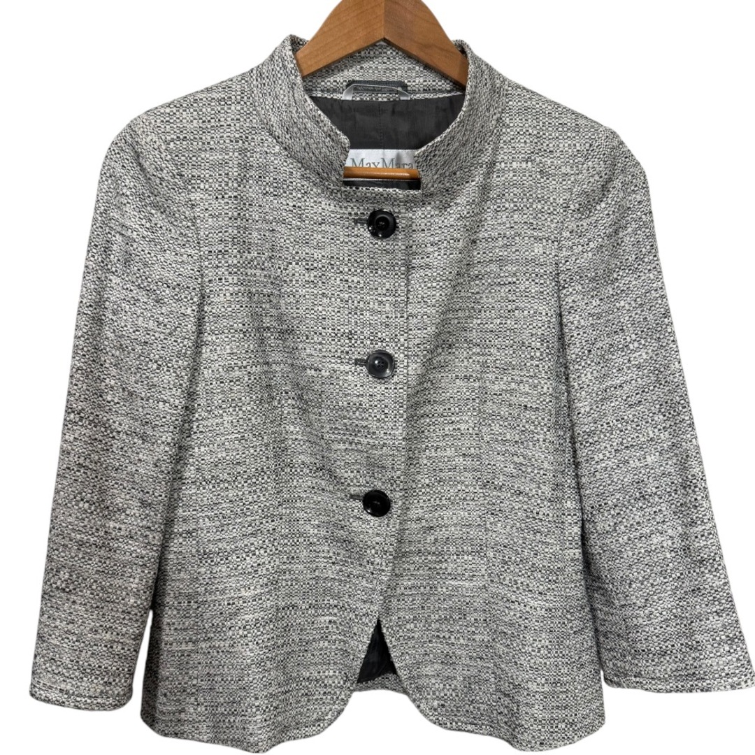 Max Mara - 良品 Max Mara マックスマーラ ツイードジャケット Max Mara - 良品 Max Mara マックスマーラ ツイードジャケット