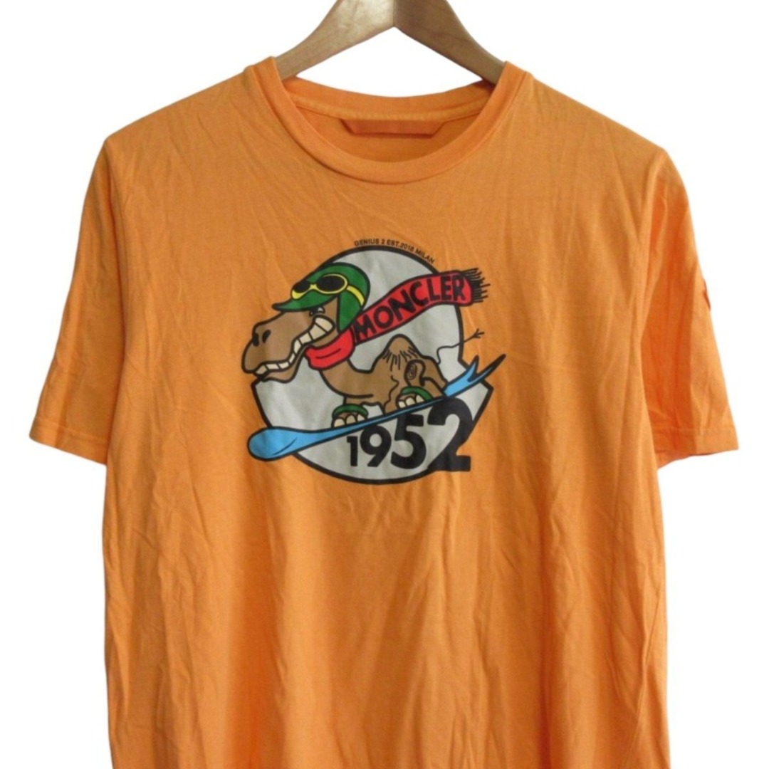 MONCLER - 美品 22SS MONCLER モンクレール T-SHIRT SS SAND MONCLER - 美品 22SS MONCLER モンクレール T-SHIRT SS SAND