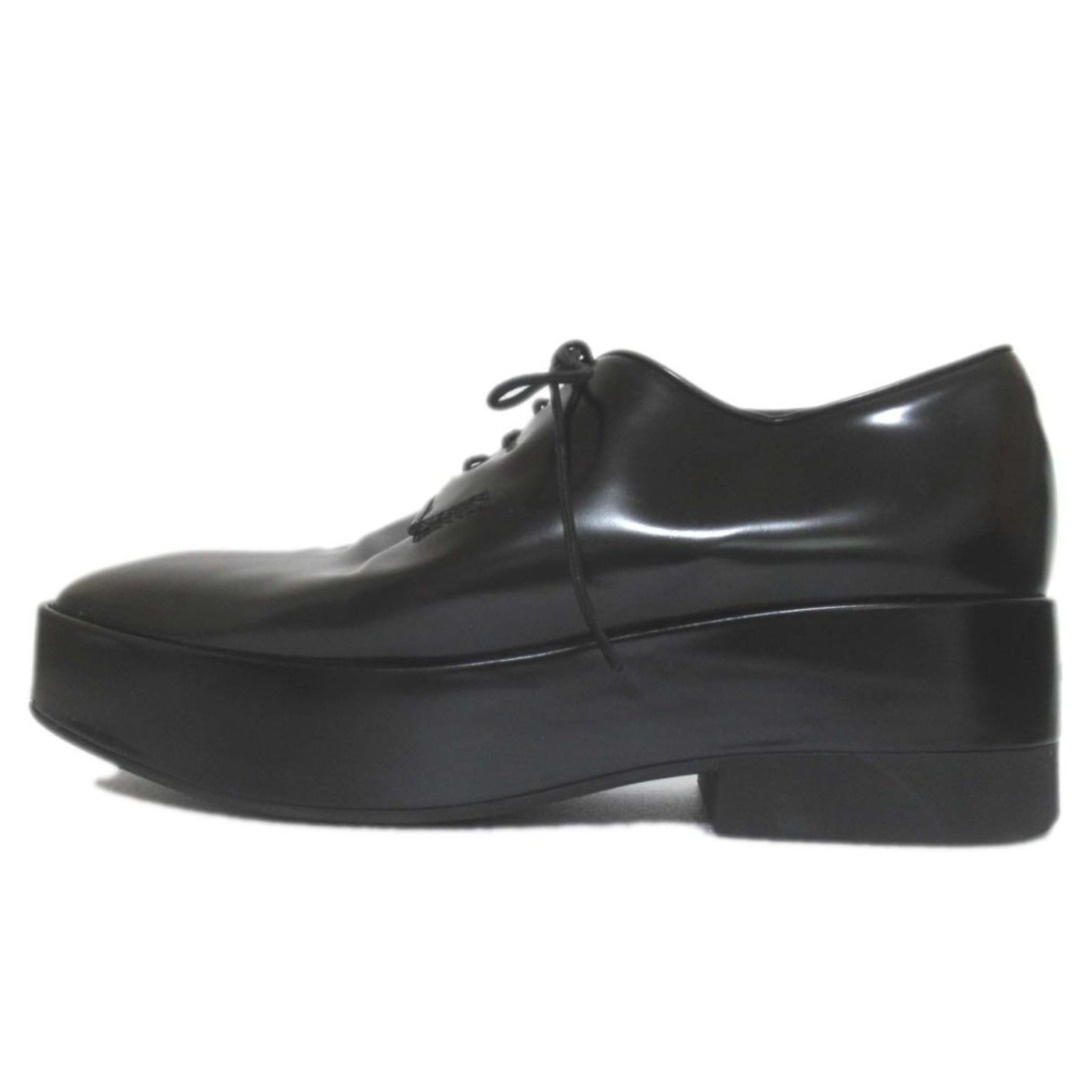 PRADA - 美品 PRADA プラダ レザー 厚底 レースアップ PRADA - 美品 PRADA プラダ レザー 厚底 レースアップ