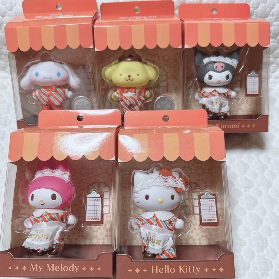 サンリオ(サンリオ)のサンリオ🎀 サンリオキャラクターズ 喫茶サンリオ ソフビマスコット レア エンタメ/ホビーのおもちゃ/ぬいぐるみ(キャラクターグッズ)の商品写真
