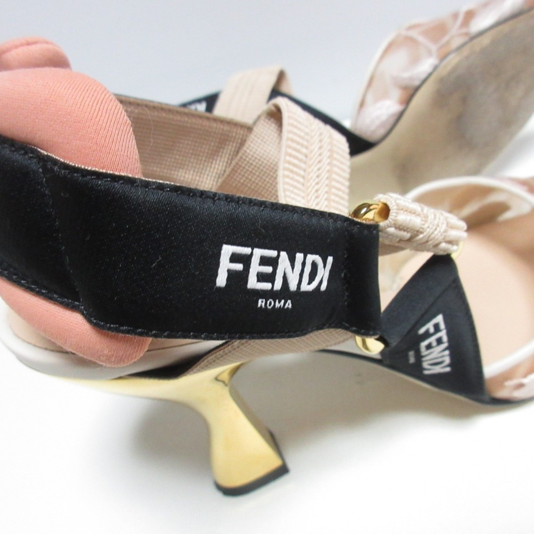 FENDI - 美品 FENDI フェンディ コリブリ レース ポインテッド FENDI - 美品 FENDI フェンディ コリブリ レース ポインテッド
