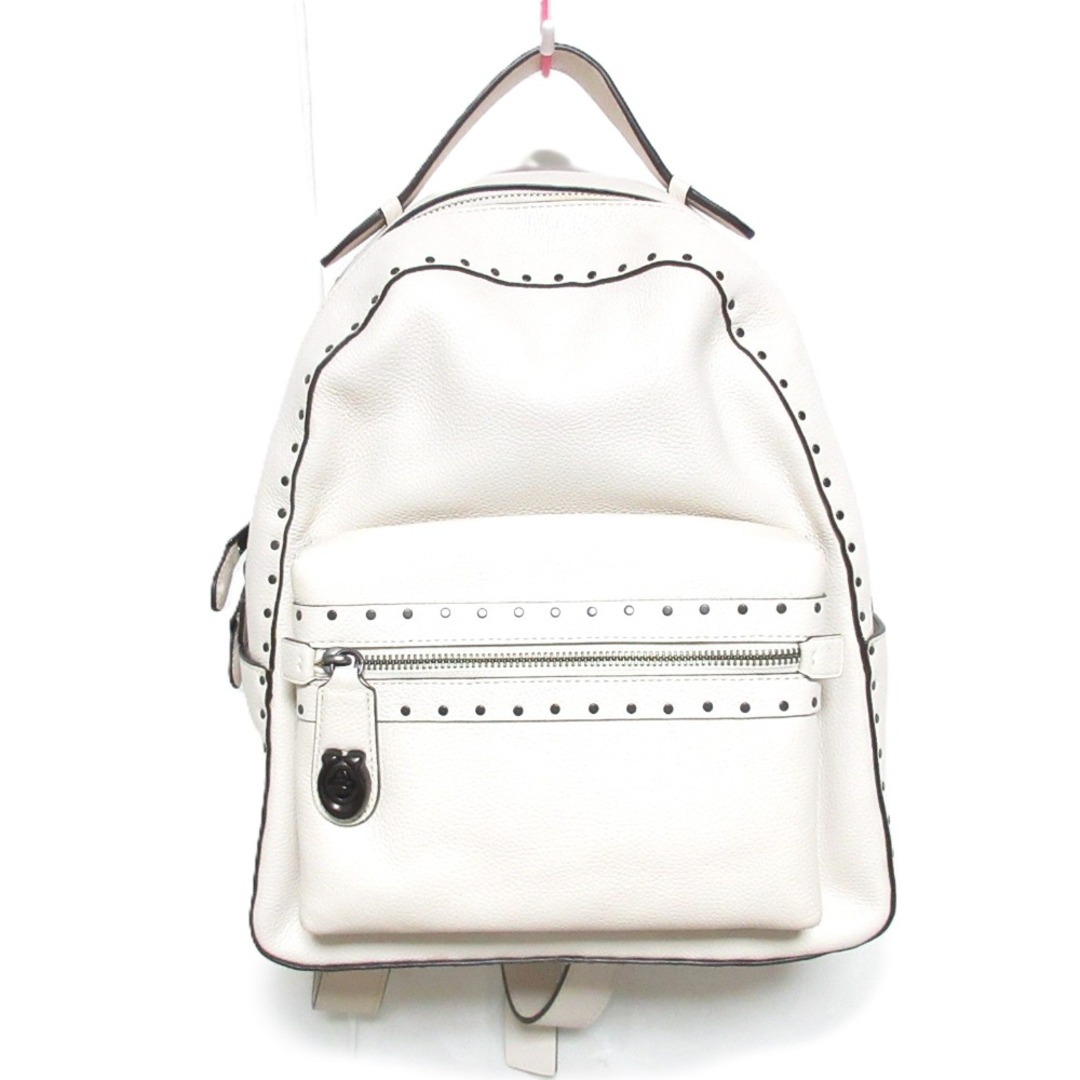 COACH - 美品 COACH コーチ スタッズ レザー リュックサック COACH - 美品 COACH コーチ スタッズ レザー リュックサック