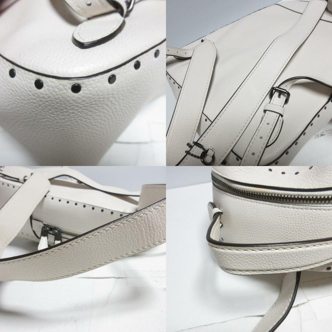 COACH - 美品 COACH コーチ スタッズ レザー リュックサック COACH - 美品 COACH コーチ スタッズ レザー リュックサック