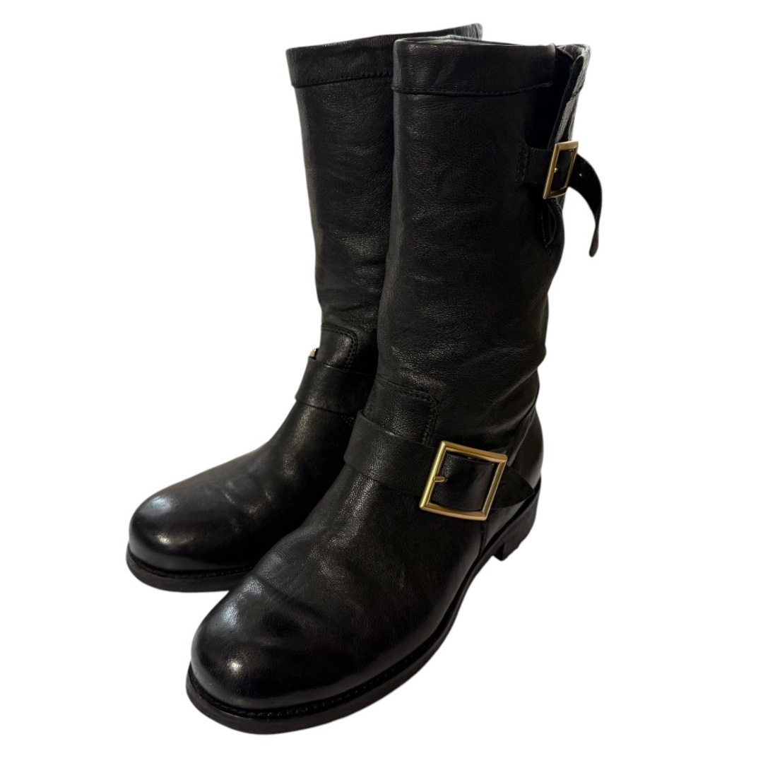 JIMMY CHOO - 美品 JIMMY CHOO ジミーチュウ レザー ショート JIMMY CHOO - 美品 JIMMY CHOO ジミーチュウ レザー ショート