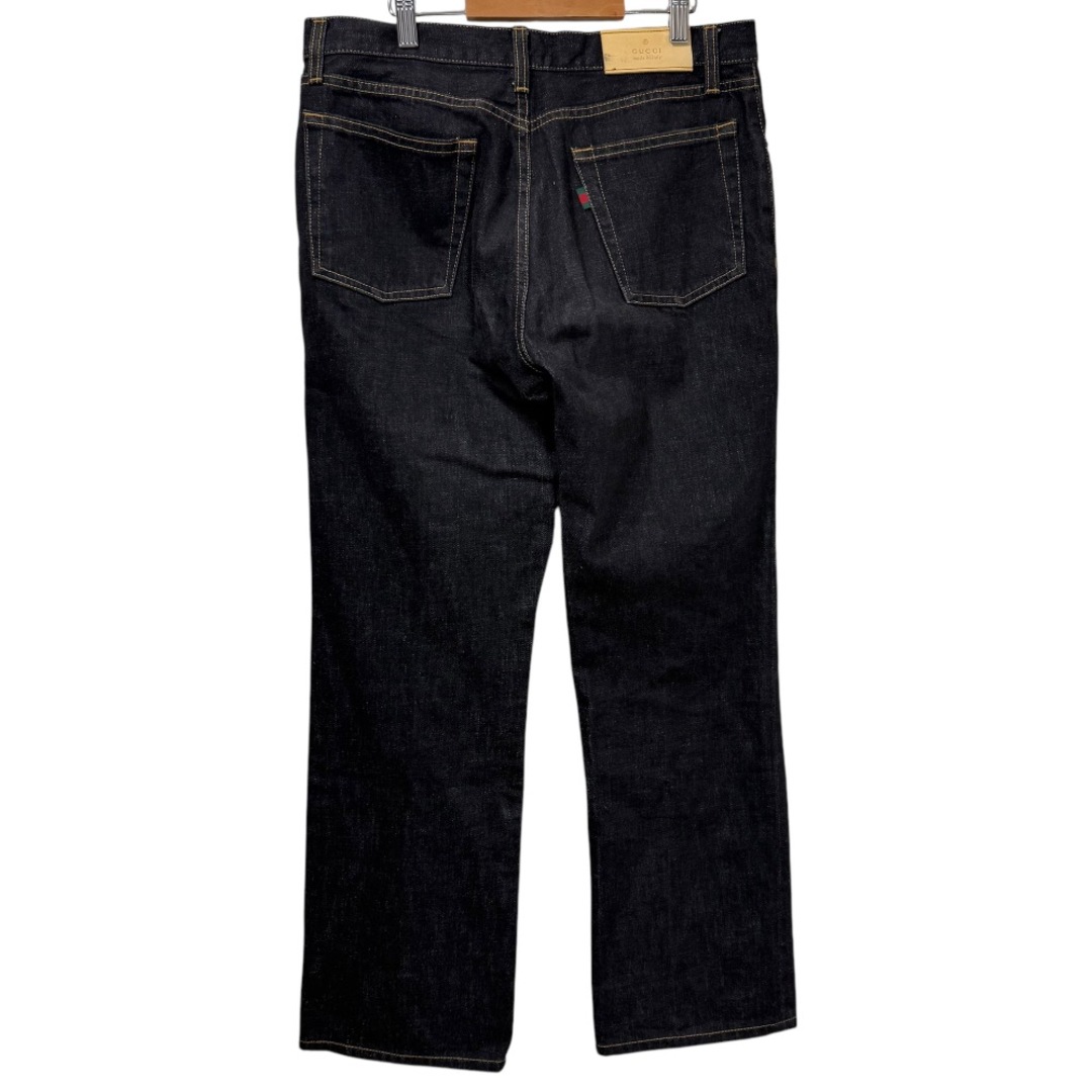 GUCCI - 美品 GUCCI グッチ ジーンズ デニムパンツ 44 ブラック GUCCI - 美品 GUCCI グッチ ジーンズ デニムパンツ 44 ブラック