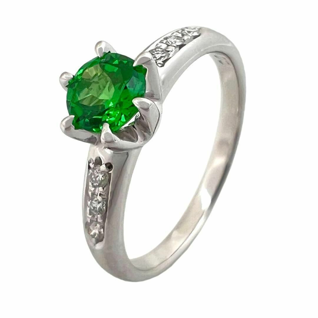 TASAKI - 極美品 タサキ リング グリーンガーネット ダイヤ TASAKI - 極美品 タサキ リング グリーンガーネット ダイヤ
