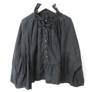 nest Robe - 【ネストローブ】リネンサフィランブラウス nest Robe - 【ネストローブ】リネンサフィランブラウス