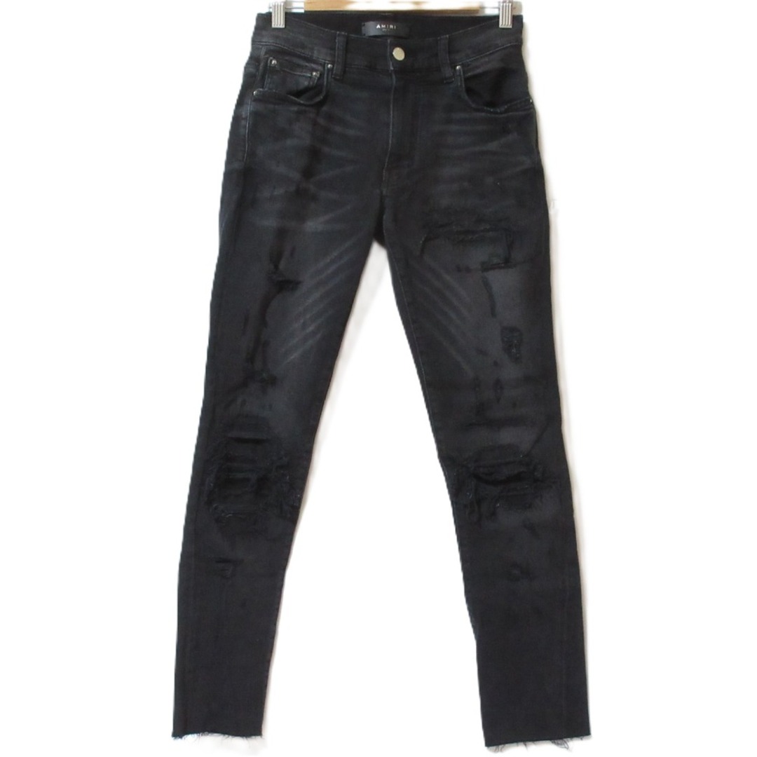 AMIRI - 美品 AMIRI アミリ ダメージ加工 カットオフ ジップ AMIRI - 美品 AMIRI アミリ ダメージ加工 カットオフ ジップ