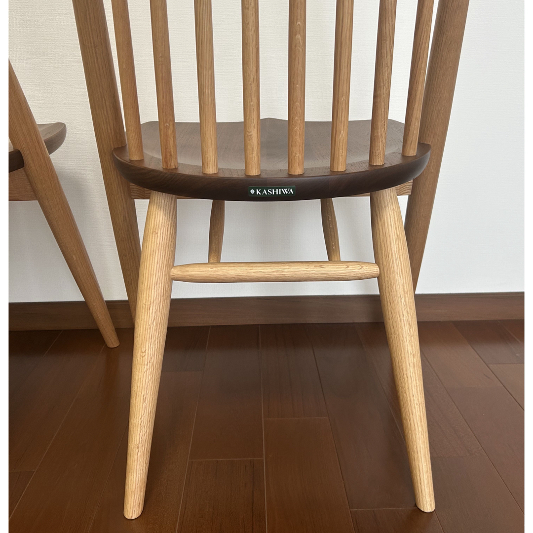 柏木工 シビル ダイニングチェア 2脚 ウォールナット アクタス 柏木工 シビル ダイニングチェア 2脚 ウォールナット アクタス
