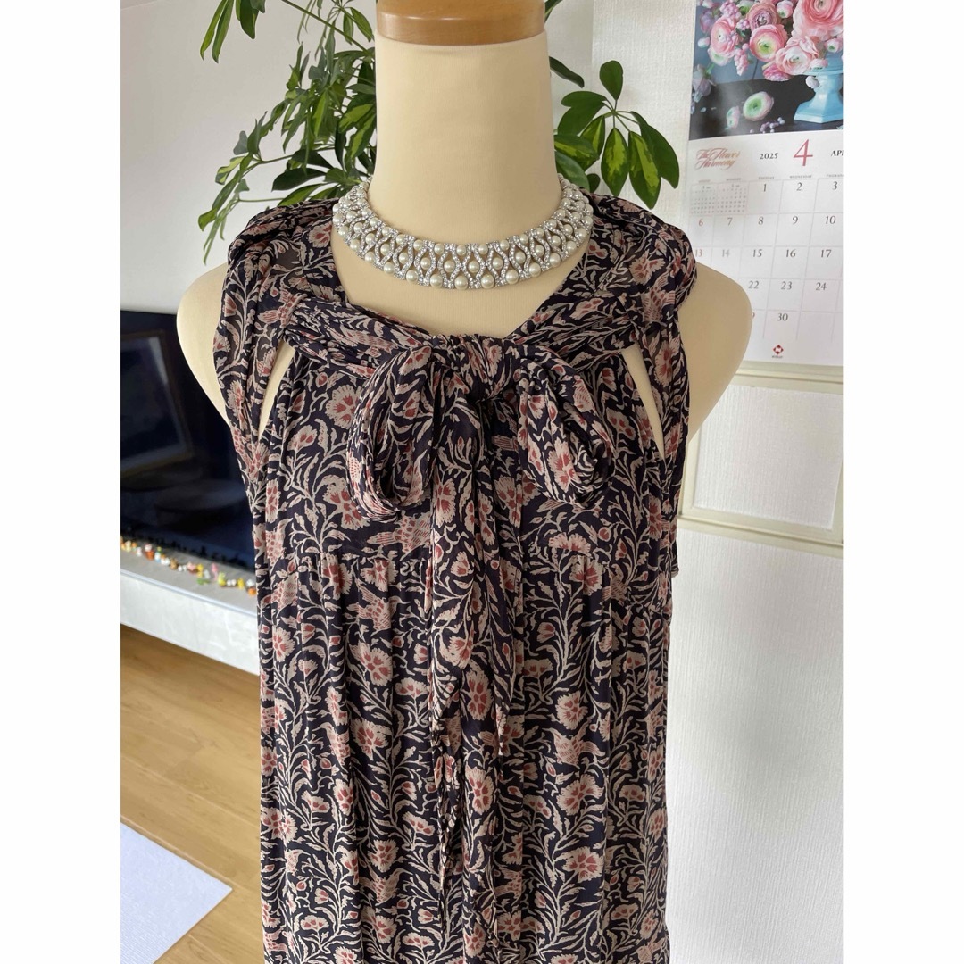 Isabel Marant - ISABEL MARANT ÉTOILEノースリーブ花柄 Isabel Marant - ISABEL MARANT ÉTOILEノースリーブ花柄