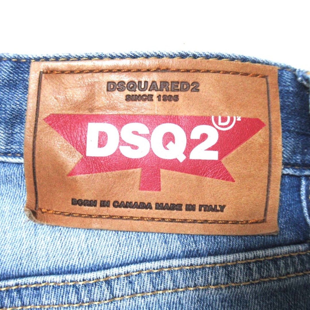 DSQUARED2 - 美品 DSQUARED2 ディースクエアード ダメージ加工 DSQUARED2 - 美品 DSQUARED2 ディースクエアード ダメージ加工