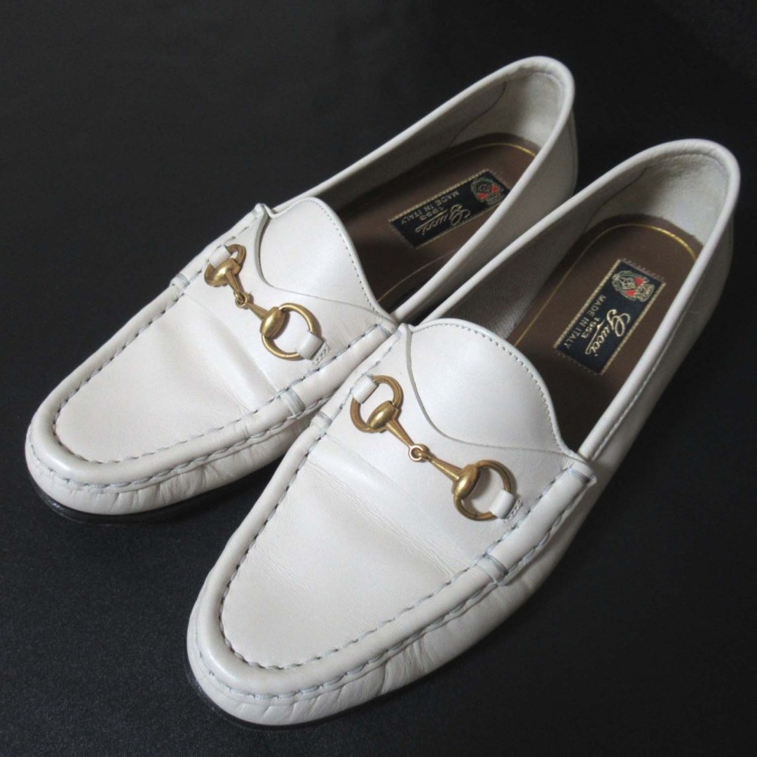 GUCCI - 美品 GUCCI グッチ ホースビット レザー ローファー GUCCI - 美品 GUCCI グッチ ホースビット レザー ローファー