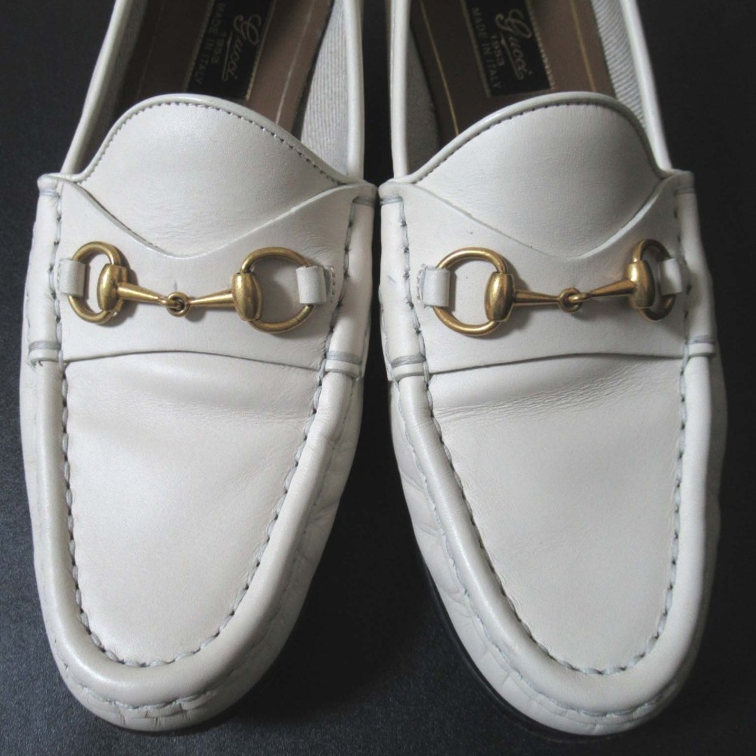 GUCCI - 美品 GUCCI グッチ ホースビット レザー ローファー GUCCI - 美品 GUCCI グッチ ホースビット レザー ローファー