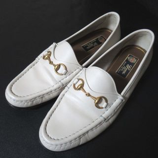 GUCCI - 美品 GUCCI グッチ ホースビット レザー ローファー GUCCI - 美品 GUCCI グッチ ホースビット レザー ローファー