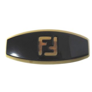 FENDI - 美品 FENDI フェンディ ダブルF ズッカ柄 バレッタ FENDI - 美品 FENDI フェンディ ダブルF ズッカ柄 バレッタ
