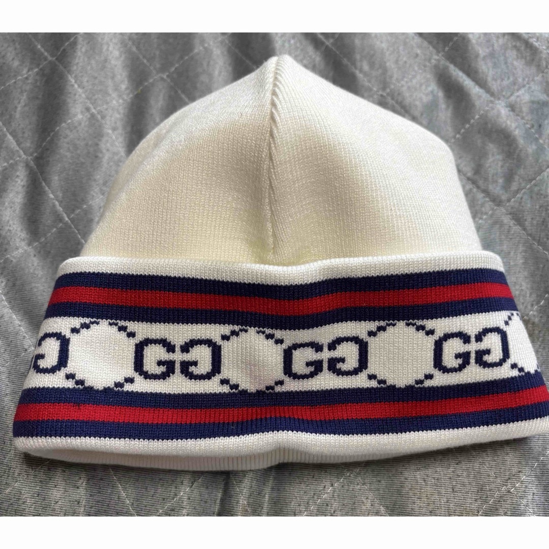GUCCI - 新品 GUCCI ホワイトニット帽の通販 by ココショップ GUCCI - 新品 GUCCI ホワイトニット帽の通販 by ココショップ