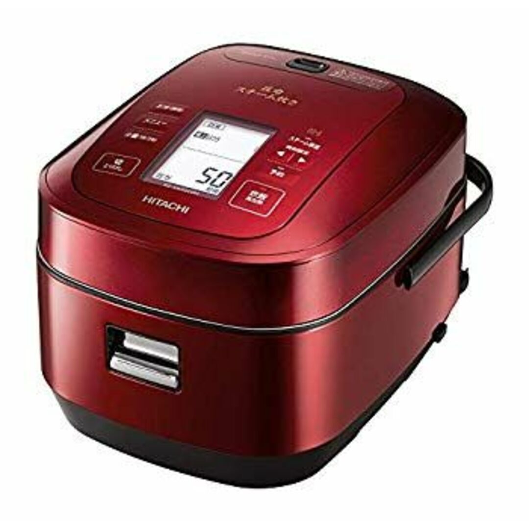 日立 炊飯器 5.5合 圧力スチームIH式 RZ-AW3000M R ふっくら御膳 日本製 3段階炊き分け機能搭載 高伝熱 打込鉄・釜 おいしい少量炊き 蒸気カット n5ksbvb スマホ/家電/カメラの調理家電(炊飯器)の商品写真