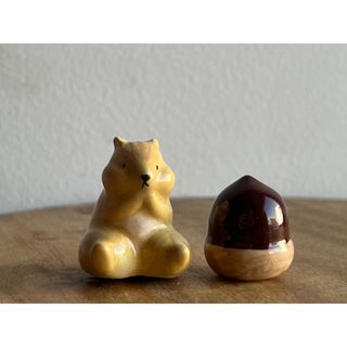 【新品】リスとドングリの置物(置物)