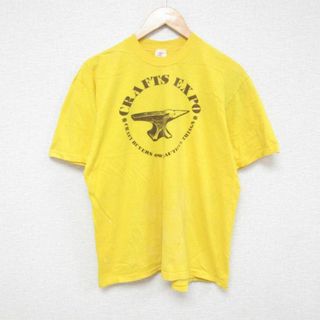 L☆古着 半袖 ビンテージ Tシャツ メンズ 80年代 80s クラフト L☆古着 半袖 ビンテージ Tシャツ メンズ 80年代 80s クラフト