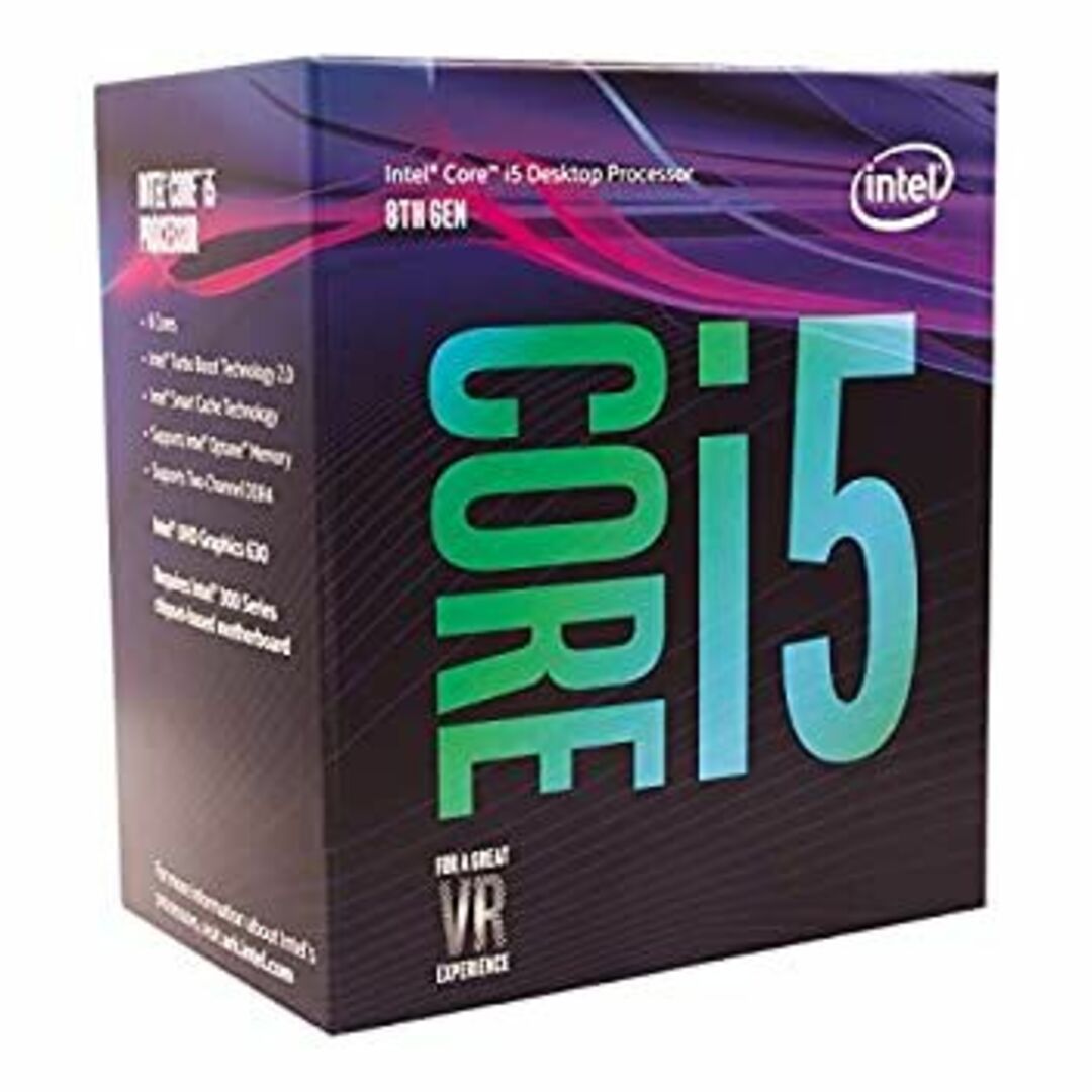 Intel CPU Core i5-8400 2.8GHz 9Mキャッシュ 6コア/6スレッド LGA1151 BX80684I58400 スマホ/家電/カメラのPC/タブレット(PCパーツ)の商品写真
