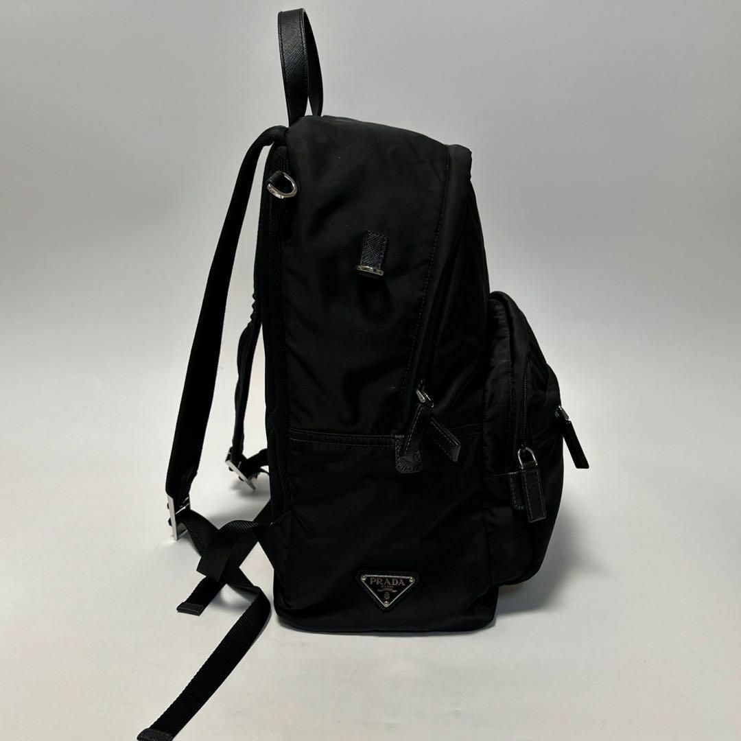 PRADA - m93【極美品】近年モデル プラダ 三角ロゴ ブラック PRADA - m93【極美品】近年モデル プラダ 三角ロゴ ブラック